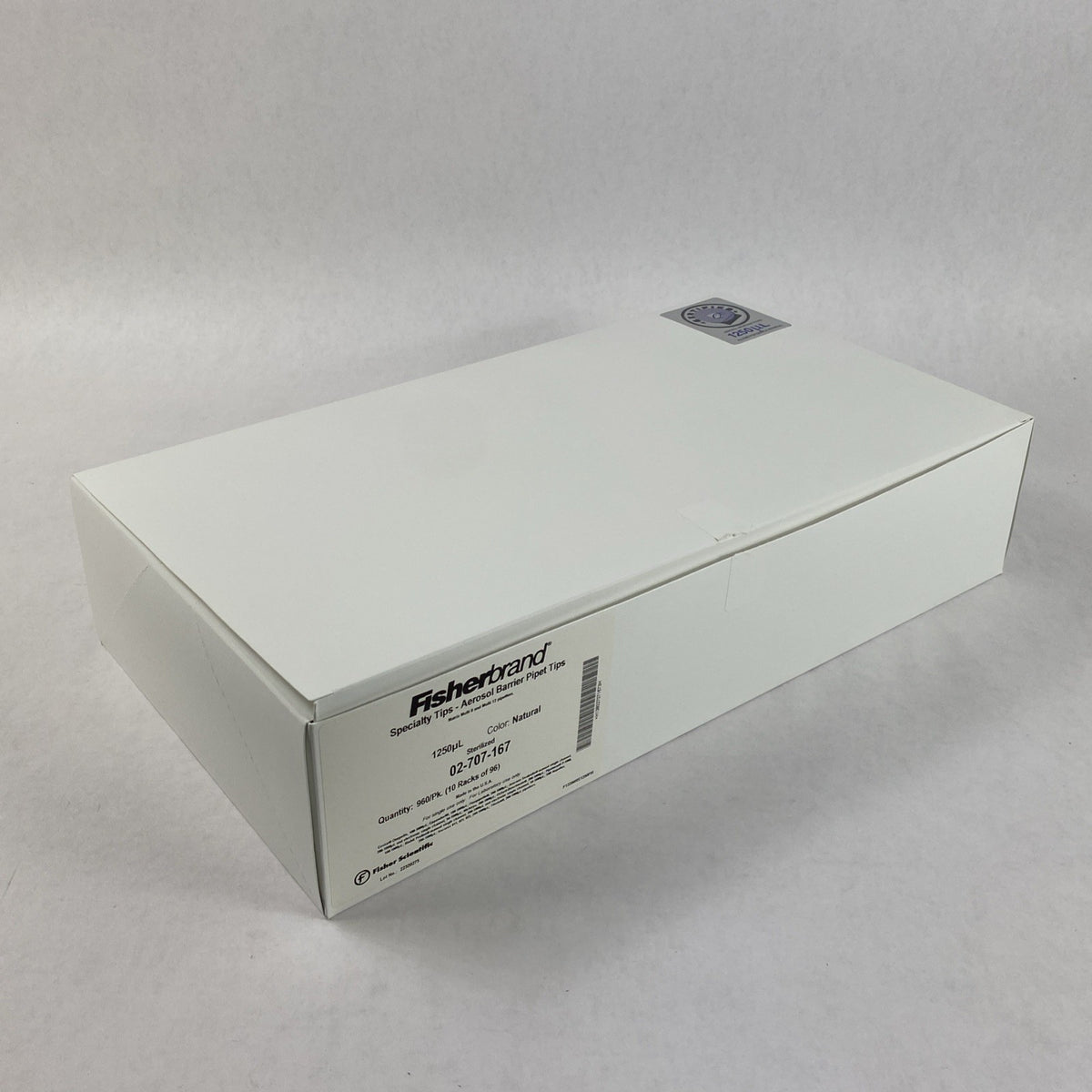 Fisherbrand 02-707-167 Aerosol Barrier Pipet Tips 1250µl Natural - 4800 Tips4