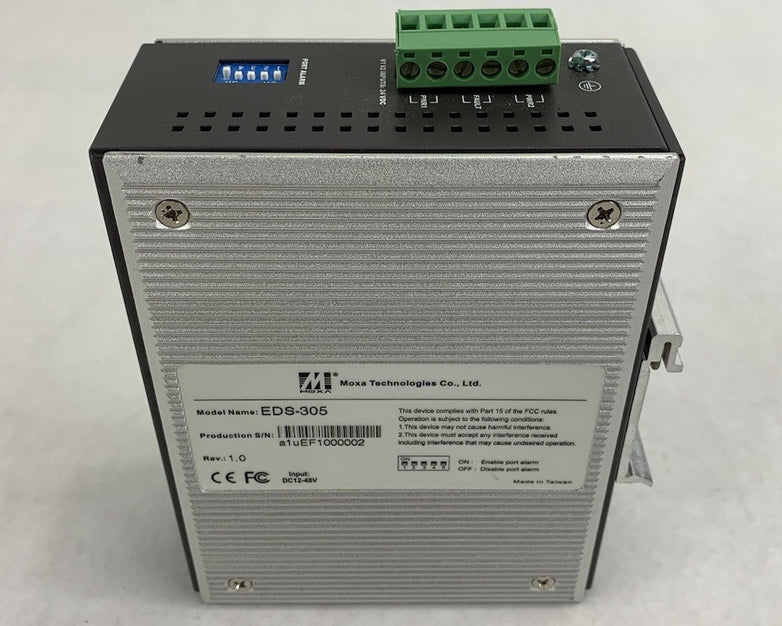 Moxa Technologies EDS-305 Unmanaged EtherDevice Switch