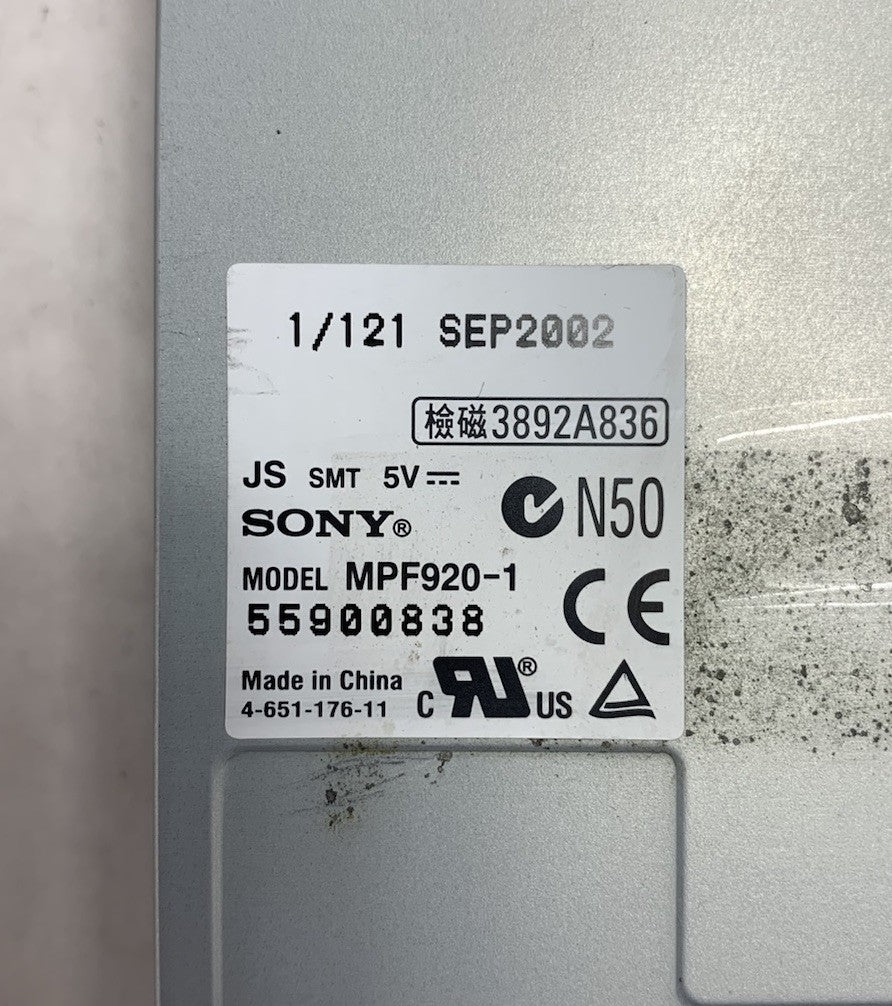 Sony MPF920-1 3.5" Floppy Disk Drive - Untested6
