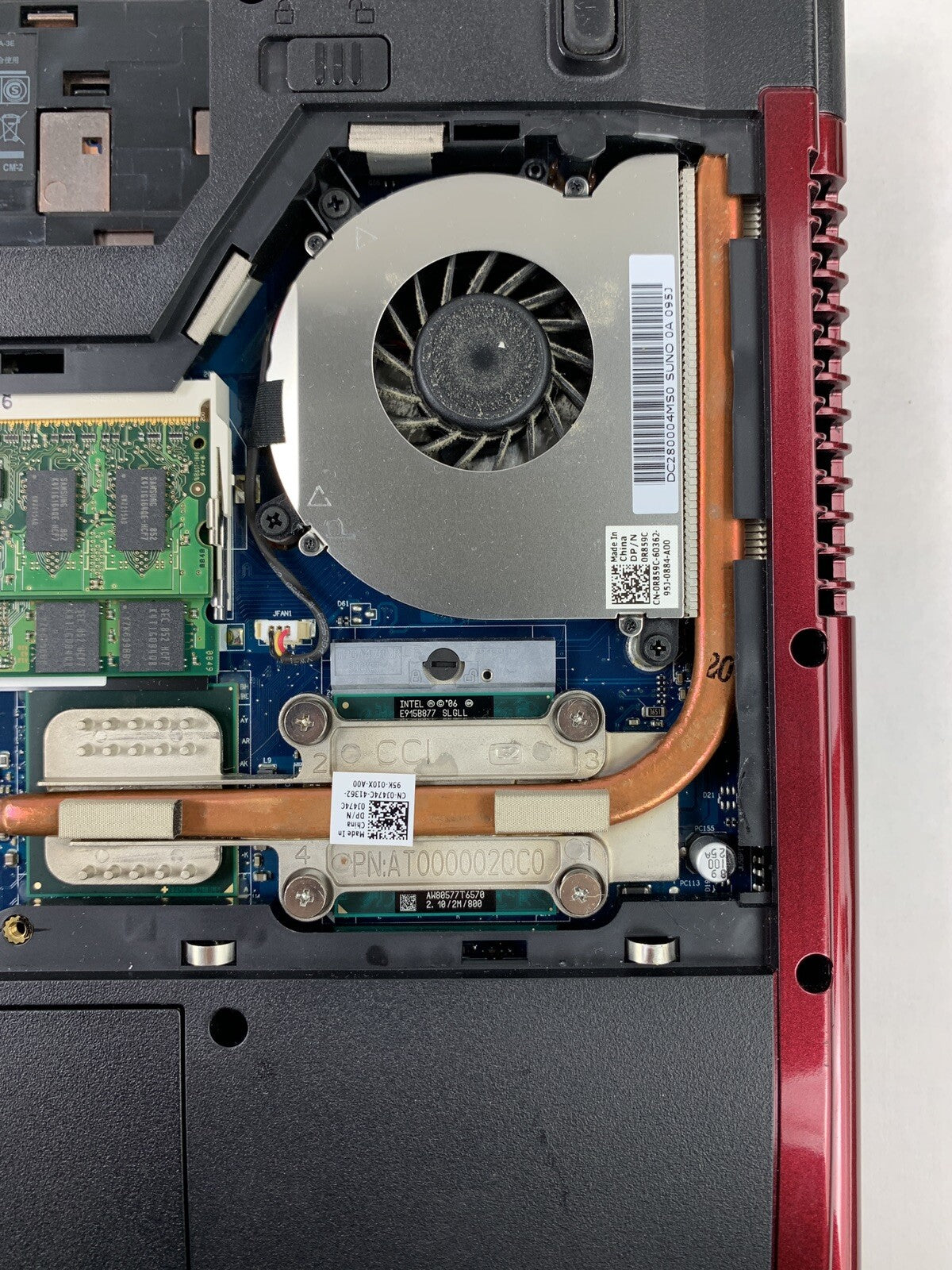 Dell Vostro 1520 Core 2 Duo T6570 2.10 GHz 3 GB Ram No OS No HDD No Batt No AC