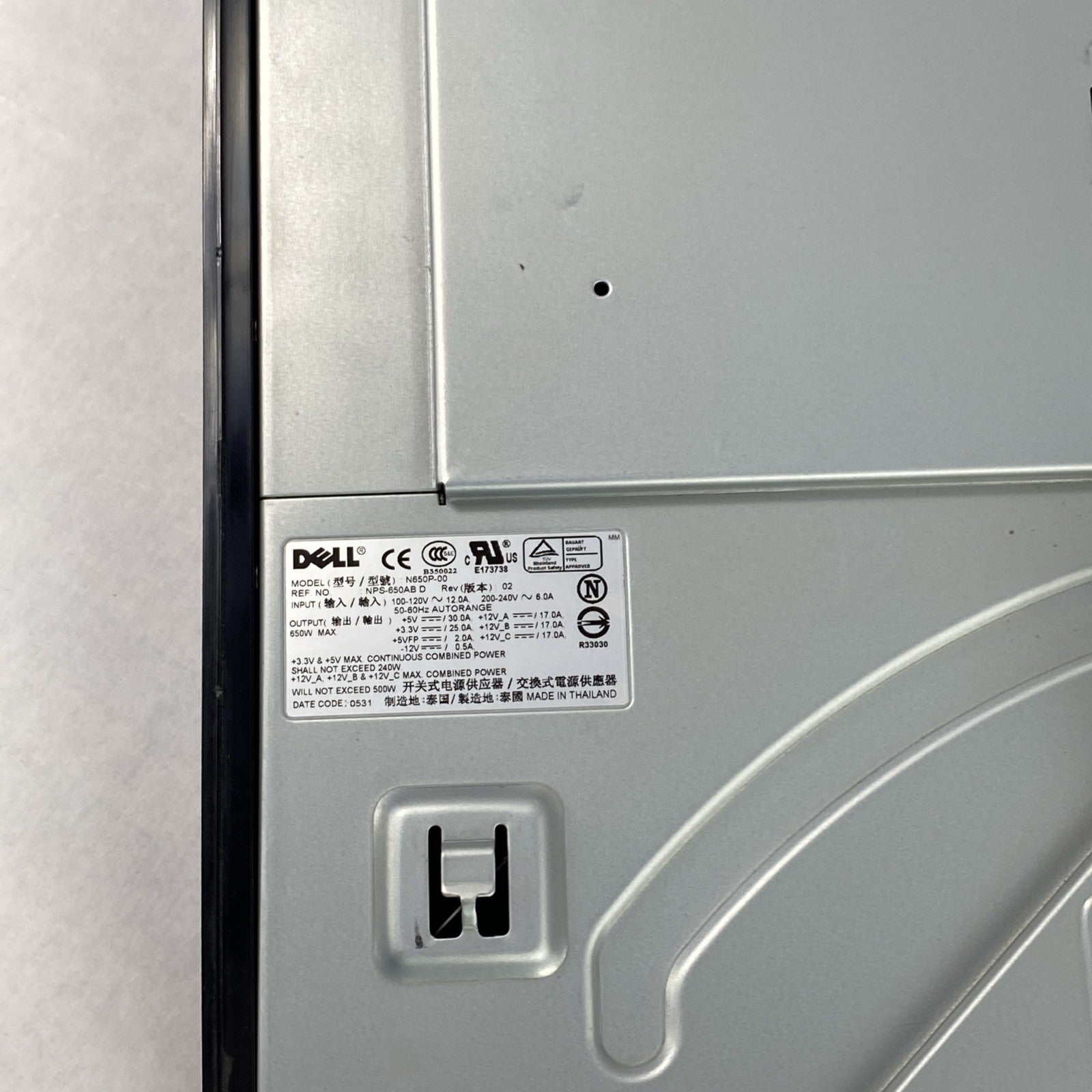 Dell N650P-00 650W Power Supply PD144