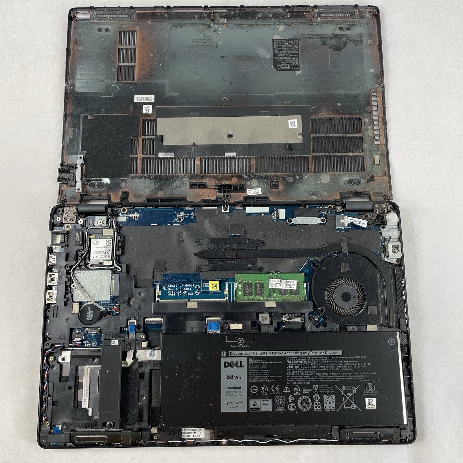Dell Latitude 5500 15.6" i5-8265U 1.60 GHz 8 GB RAM No SSD/OS/AC16
