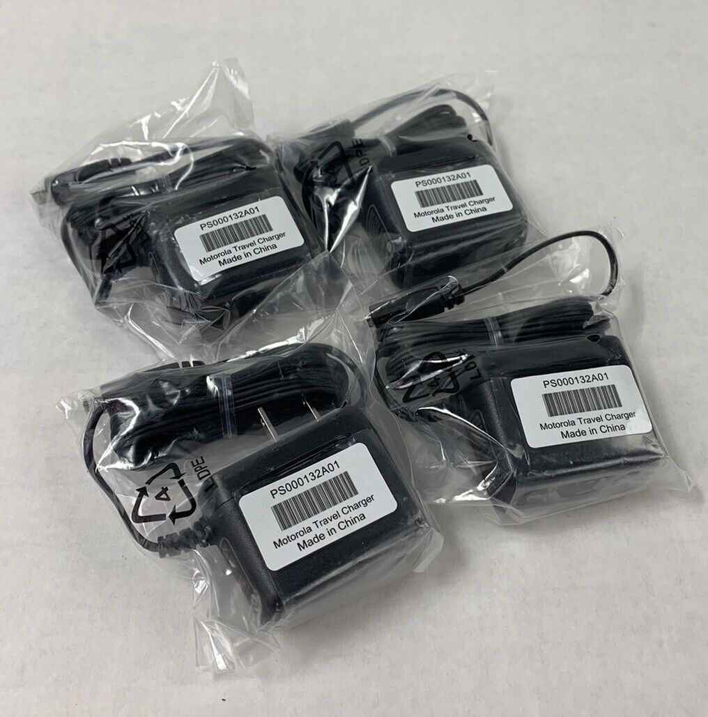 Motorola PS000037A01 Single Charger Power Cord (Lot of 4)