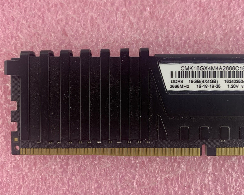 Corsair CMK16GX4M4A2666C16 Vengeance LPX 4 GB 1x4GB RAM DDR4 2666MHz Lot of 6x