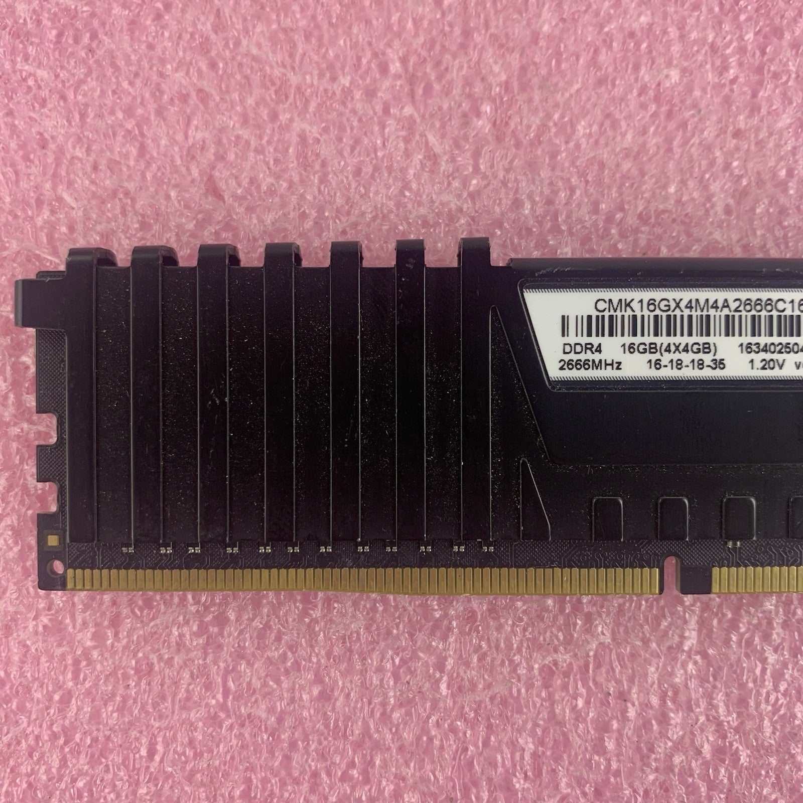 Corsair CMK16GX4M4A2666C16 Vengeance LPX 4 GB 1x4GB RAM DDR4 2666MHz Lot of 6x2