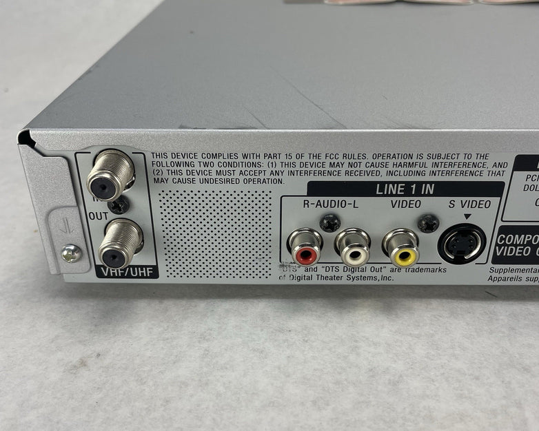 Sony RDR-GX330 DVD Recorder Player No Remote No Power Cord Tested & Working