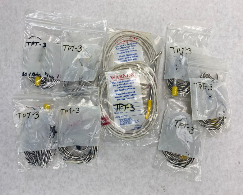 Rees Scientific TPT-3 Type 3 Temperature Probe Sensor Lot of 14