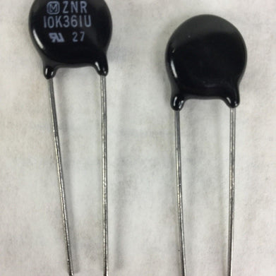 ZNR 10K361U, P7082 ,10MM 360V 2500A ZNR SUR ABSORBER, Lot of 16, NEW