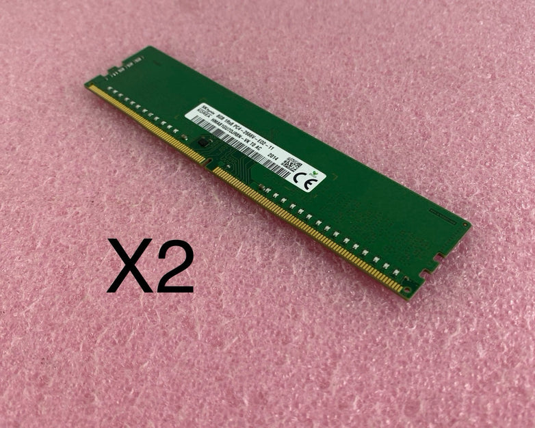 SK Hynix HMA81GU7DJR8N-VK T0 AC 8GB 1Rx8 PC4-266V-ED2-11 Memory Ram Lot 2