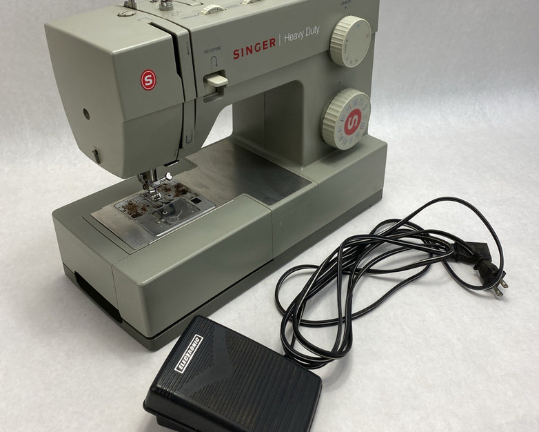 Singer 4452 Heavy Duty Sewing Machine With Pedal - For Parts or Repair