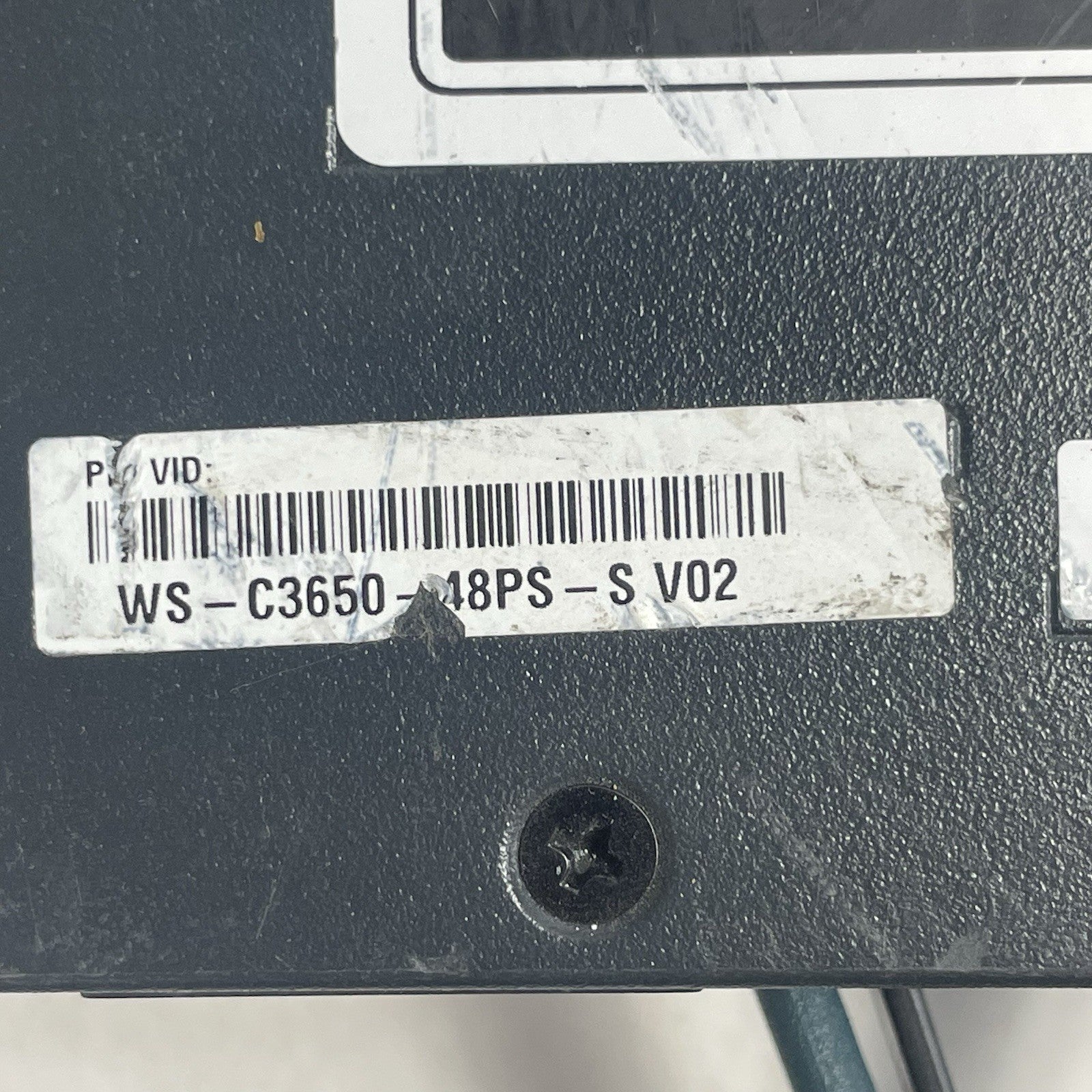 Cisco WS-C3650-48PS-S V02 Tested & Reset 2X PSU9