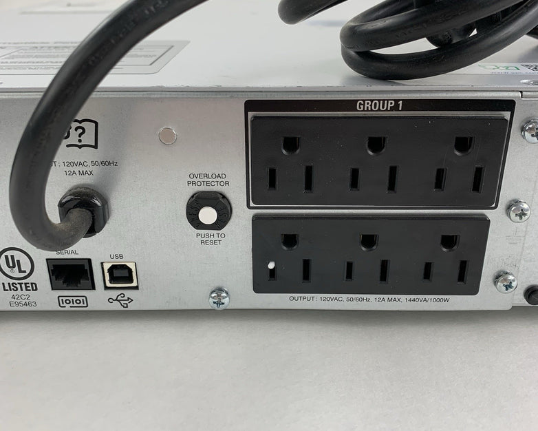 APC SMT1500RM2UNC Smart Connect Backup UPS 1500VA No Batteries No Caddy