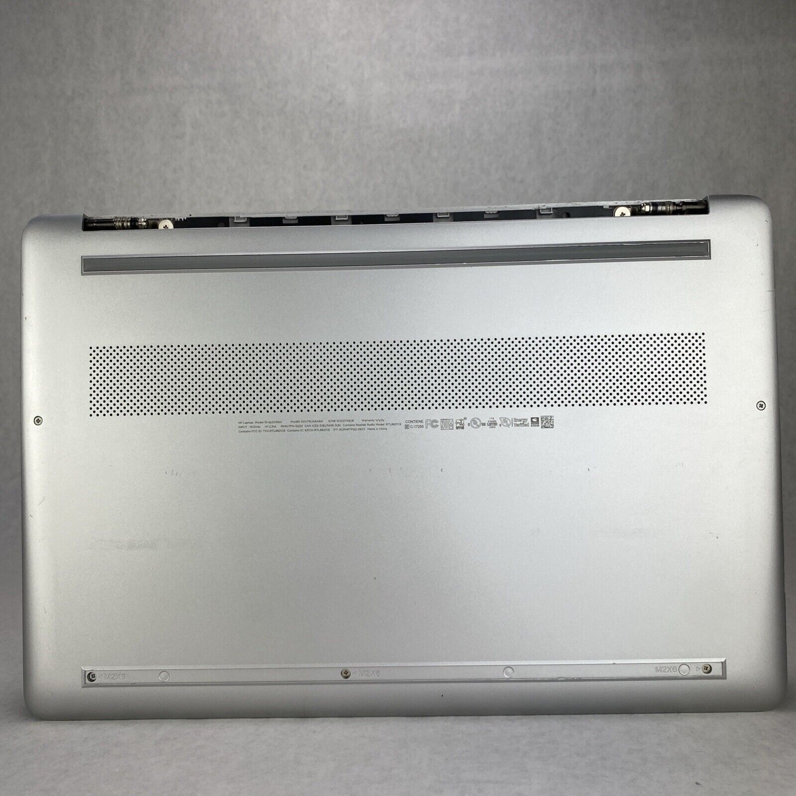 HP Laptop 15-dy2046nr 15.6" Intel Core i3-1115G4 3.0GHz 8GB RAM No AC HDD OS