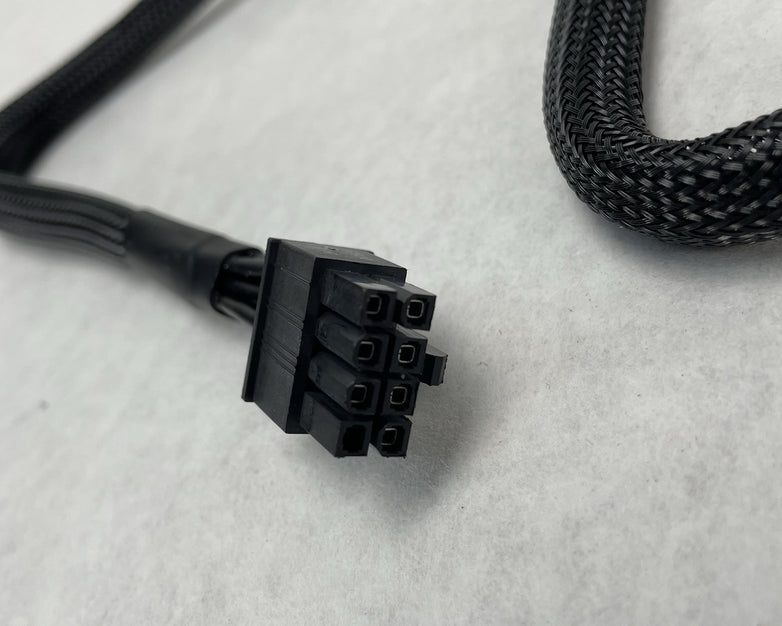 PCI-E 8-pin to 2x 6+2-pin (6-pin/8-pin) Power Splitter Cable PCIE Lot of 4