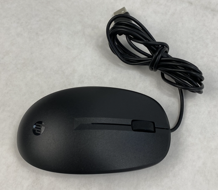 Lot of 3 HP 125 TPA-P001M USB Wired Mouse Tested