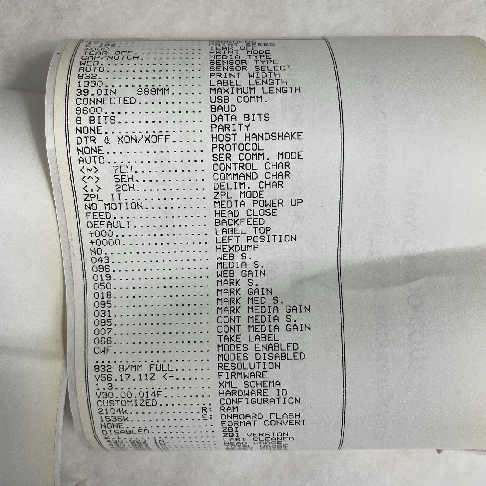Zebra GX420t USB Thermal Transfer Label Printer Tested Missing Back Panel
