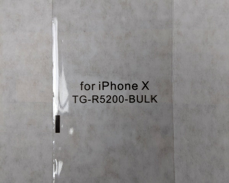 Unbranded Screen Protector for iPhone X TG-R5200-BULK (Lot of 2)