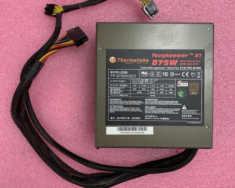 Thermaltake Toughpower XT TP-875AH3CC 875W Modular Power Supply