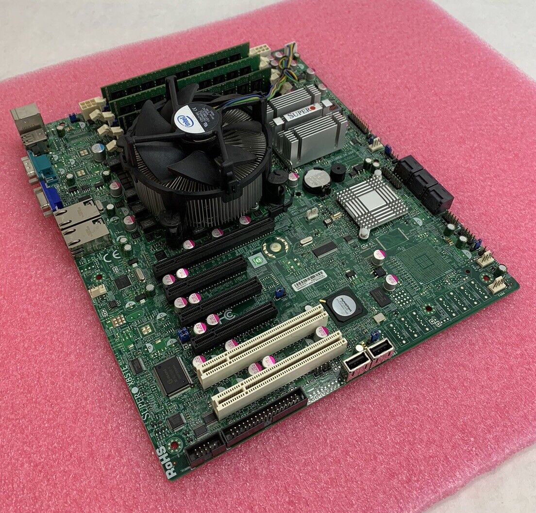 SuperMicro X8STE Motherboard Xeon W3520 2.67GHz 4GB RAM w/Shield