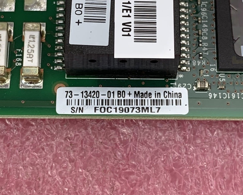 Cisco 73-13420-01 B0+ Dual Port Trunk Voice WAN Card