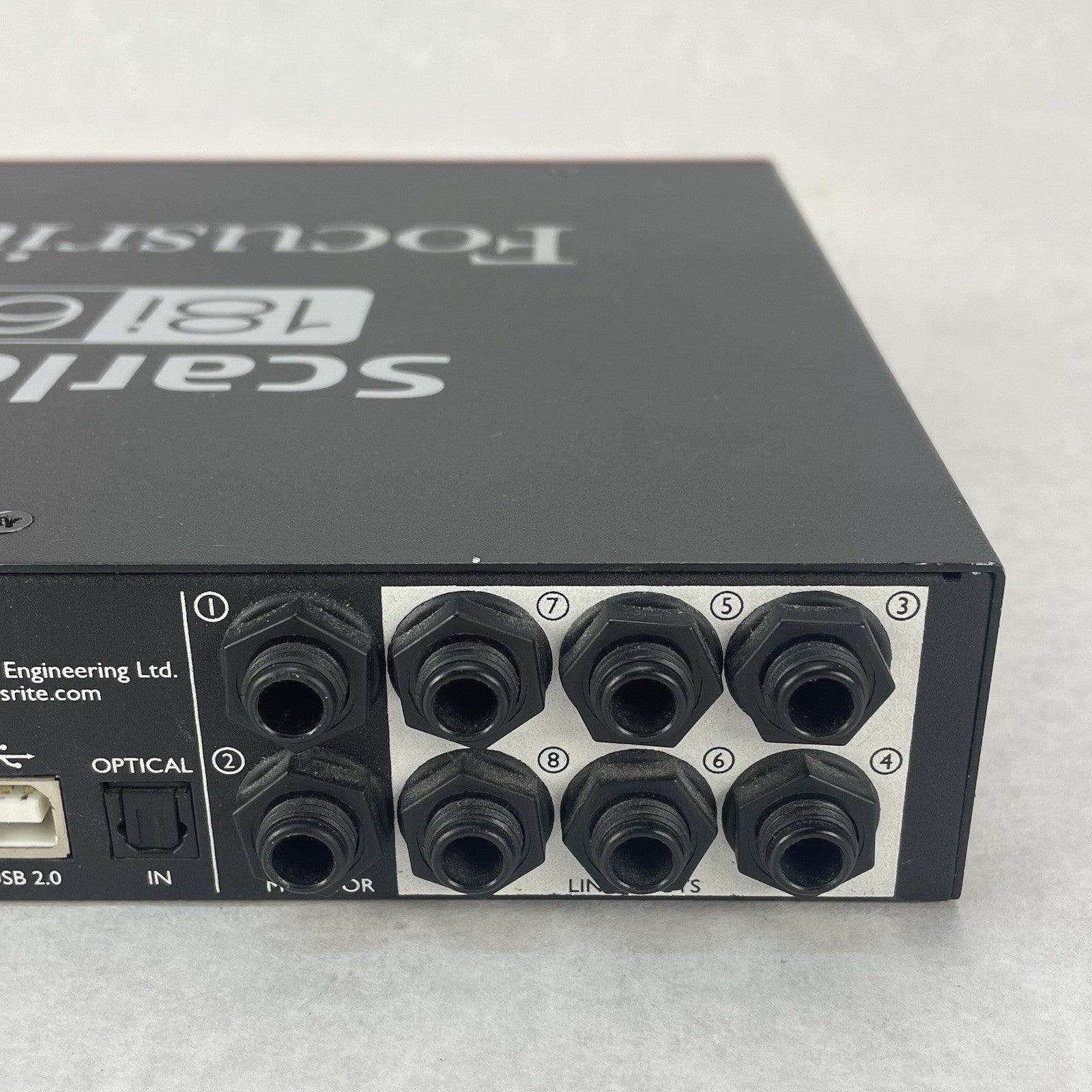 Focusrite Scarlett 18i6 USB Audio Interface Gain For Parts or Repair9