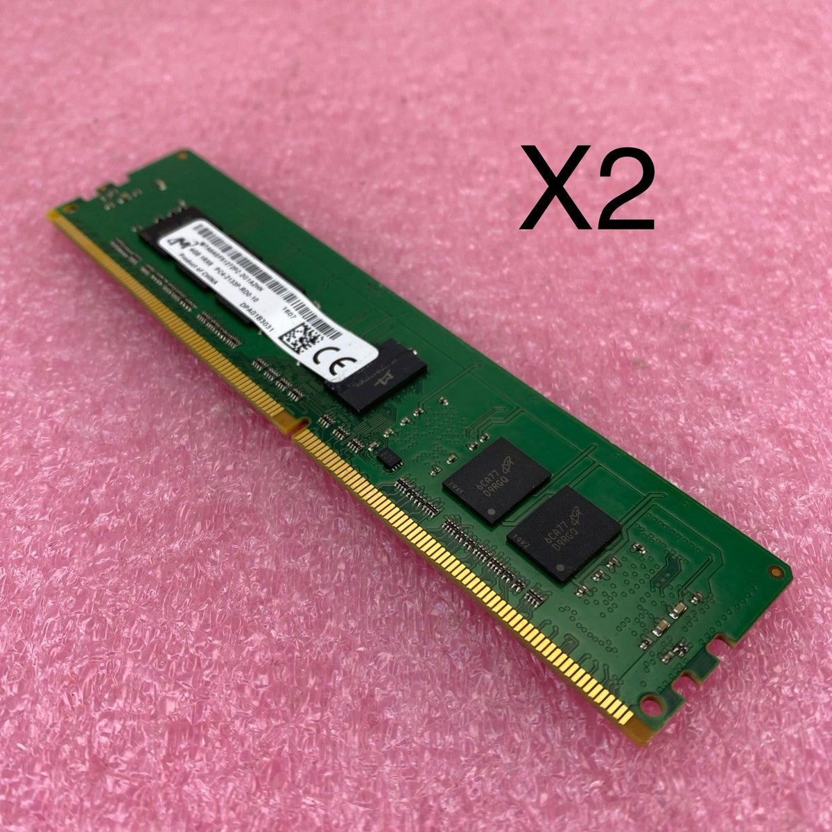 Micron 4GB PC4 DDR4 Server Memory Ram MTA9ASF51272PZ-2G1A2HK - Lot of 20