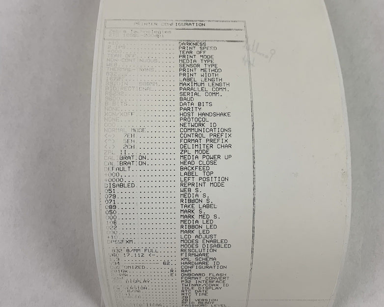 Zebra 105SL 10500-2001-2000 203DPI Thermal Label Printer LP/TLP - Missing Foot