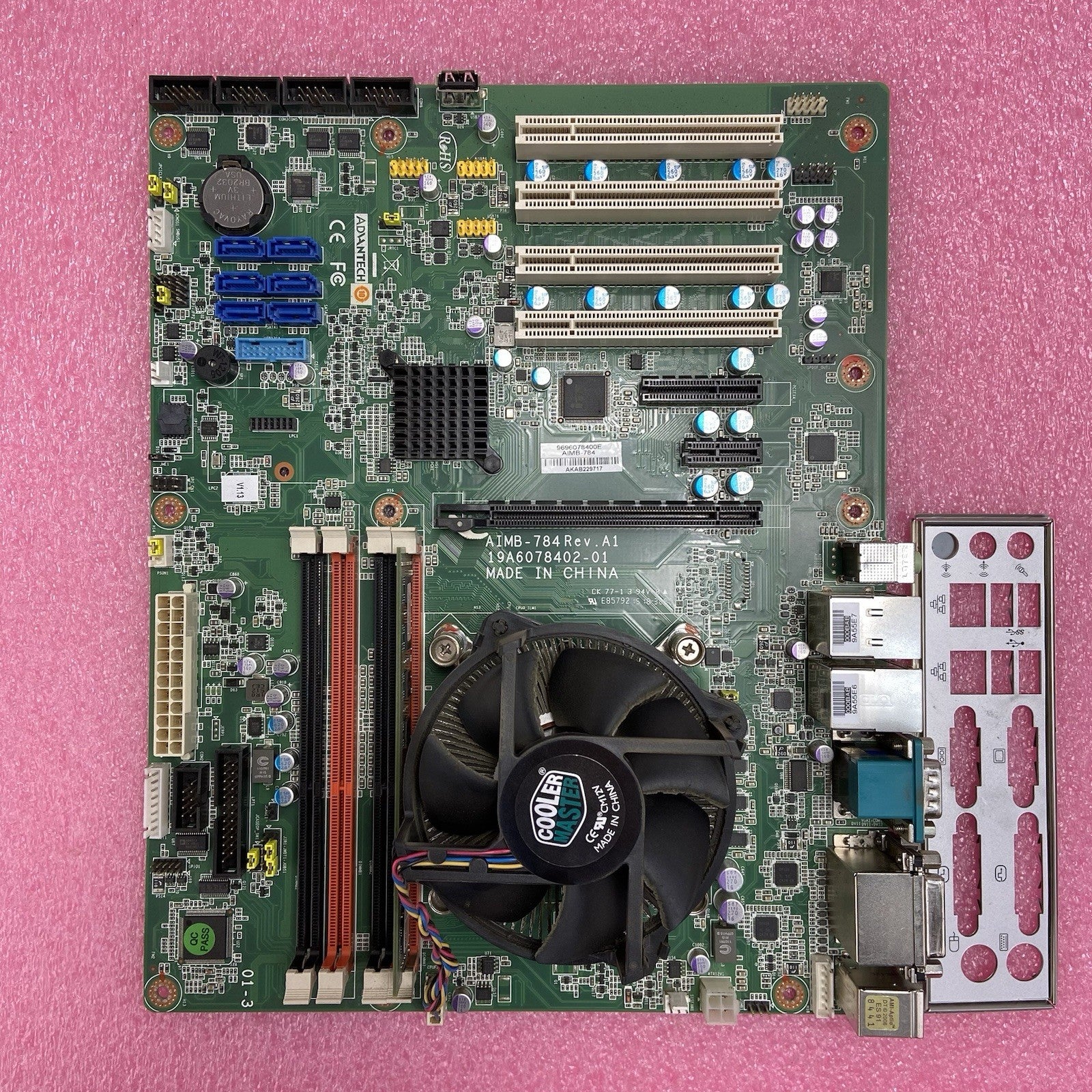 Advantech AIMB-784 Motherboard Intel Core i5-4570s 2.9GHz 4GB RAM w/IO5