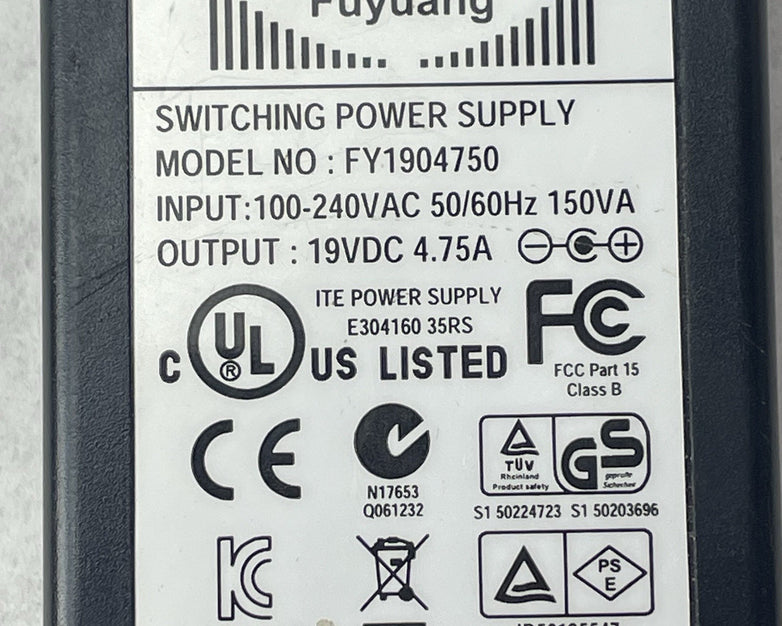 Fuyuang FY1904750 19V 4.75A Switching AC Adapter Power Supply Charger Lot of 3