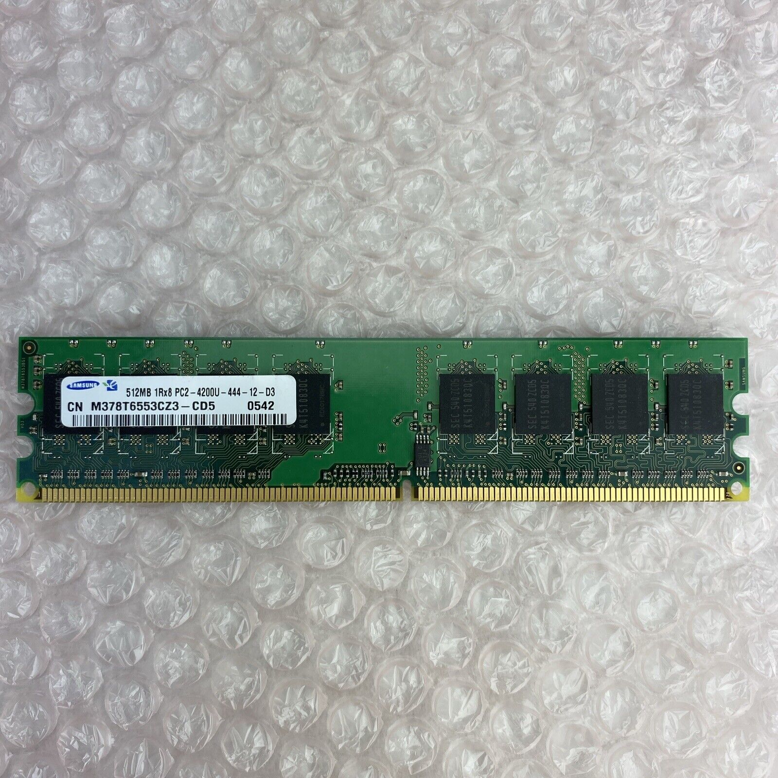 512MB Samsung RRx8 PC2-4200U-444-12-D3 Memory CN M378T6553CZ3-CD5 Lot Of 34