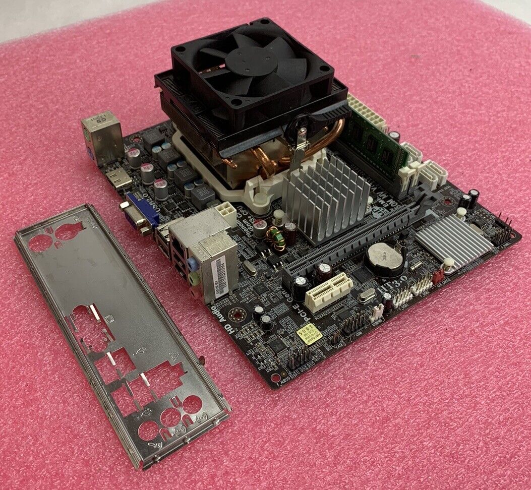 Biostar A960M_MV V:1.0A Motherboard AMD Athlon II X2 3GHz 1GB RAM w/ Shield