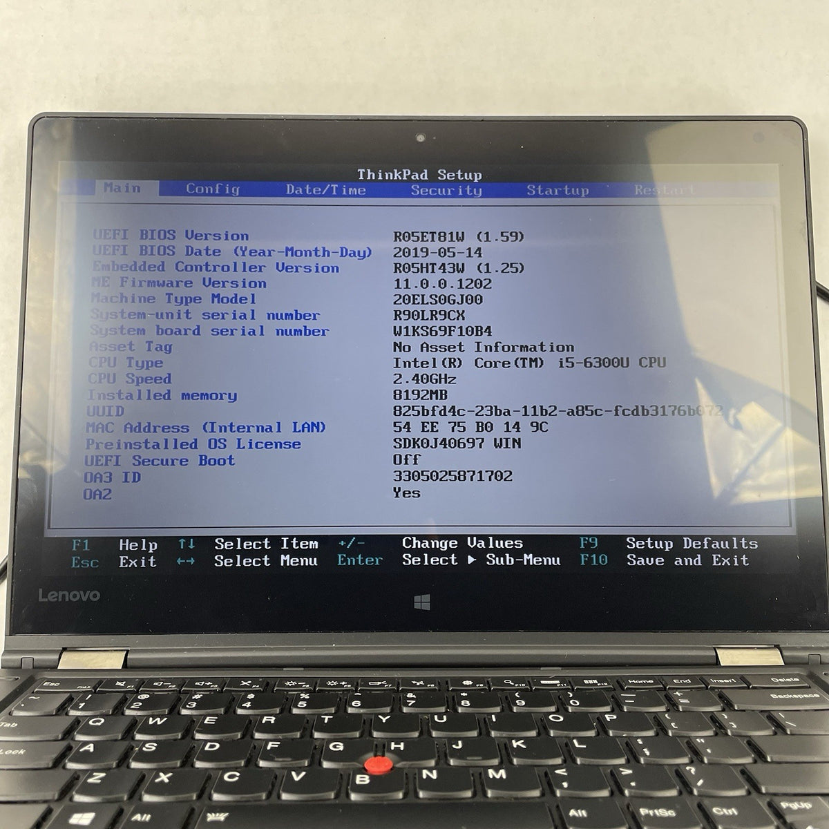Lenovo ThinkPad Yoga 460 14" i5-6300U 2.40 GHz 8 GB RAM No SSD/OS/AC3