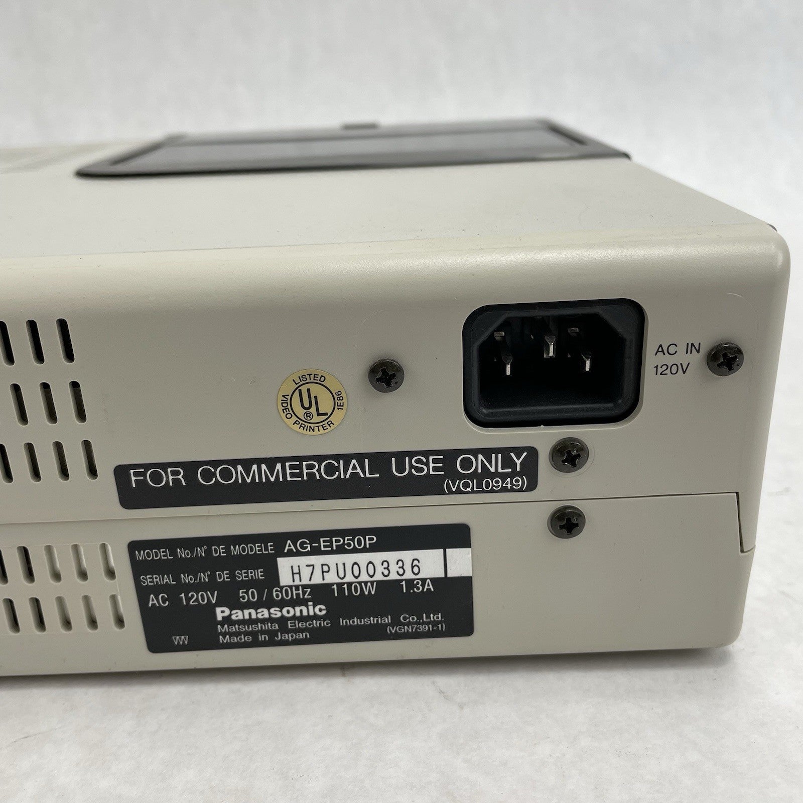 Panasonic AG-EP50 Untested