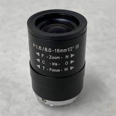 Arecont MPL 8-16 F1.6 / 8.0-16mm1/2" IR Corrected CS-Mount Lens