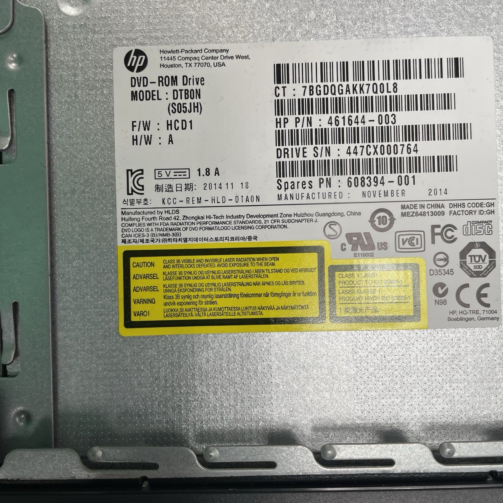 HP EliteDesk 800 G1 USFF Intel Core i5-4570S 3.00 GHz 8 GB RAM No HDD OS