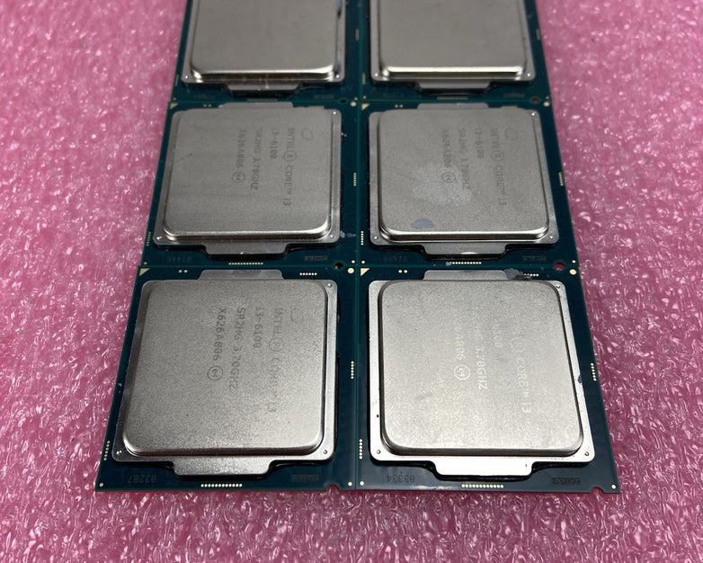 Intel Core i3-6100 SR2HG 3.7GHz X626A806 Desktop Processor lot of 6