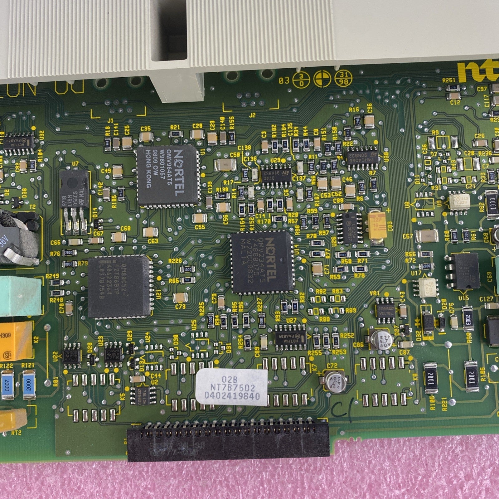 Nortel NNTM040EJ0XA NT7B75GA-93 Trunk Card Lot of 2 w/ NNTM040C8J3Q3