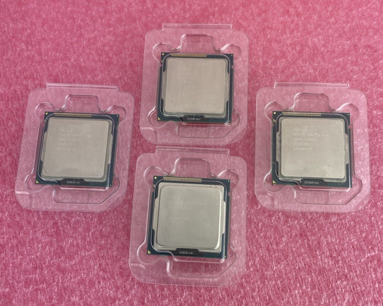 Intel Core i3-3220 CPU Processor 3.30GHz LGA1151 SR0RG Lot Of 4
