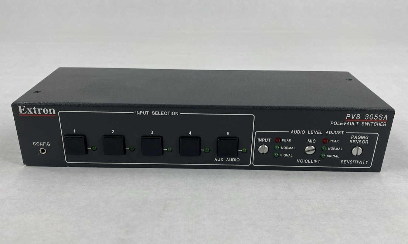 Extron PVS 305SA Polevault Switcher No AC Adapter Untested