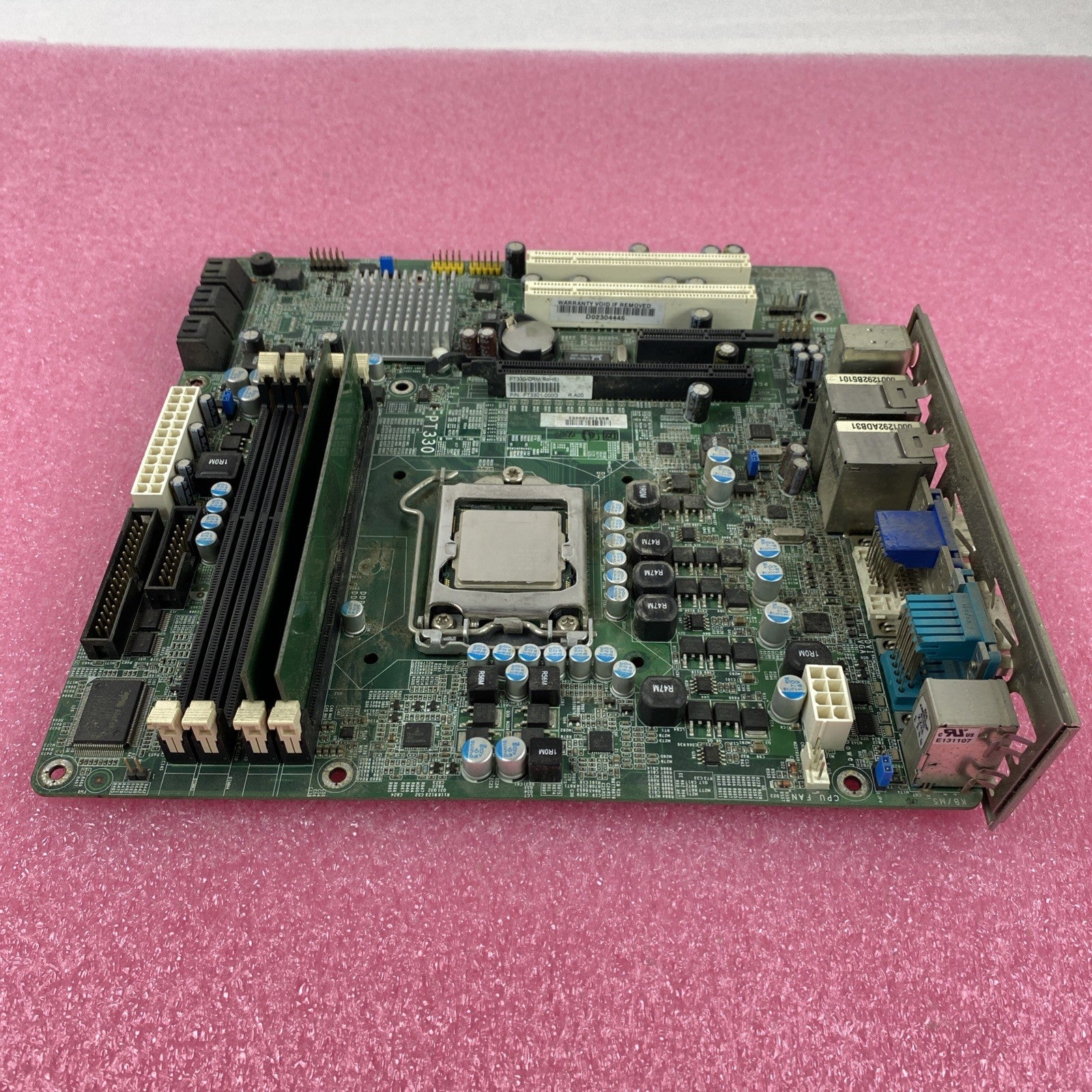 DFI PT330 Motherboard Intel Core i5-660 3.3GHz 4GB RAM w/ Shield
