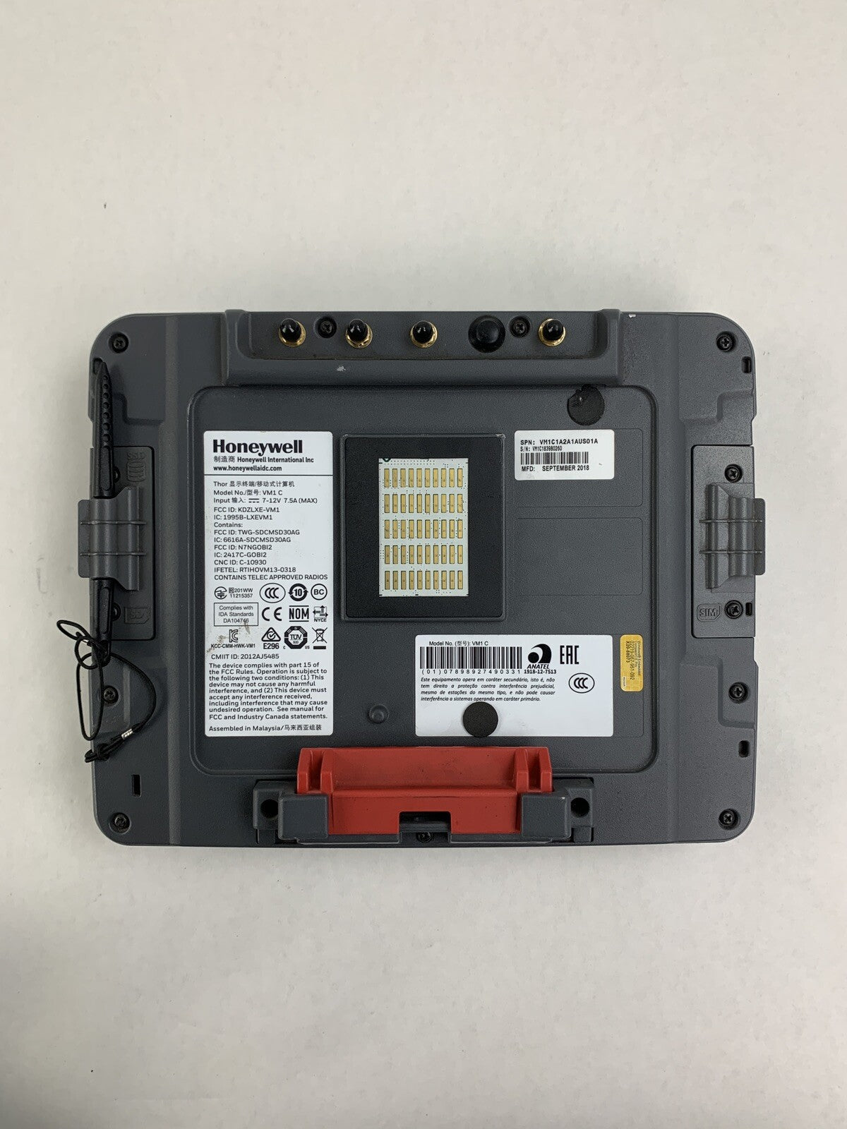Honeywell Thor VM1C Mount Computer Atom 2530 1 GB Ram W/Dock No OS No Flash