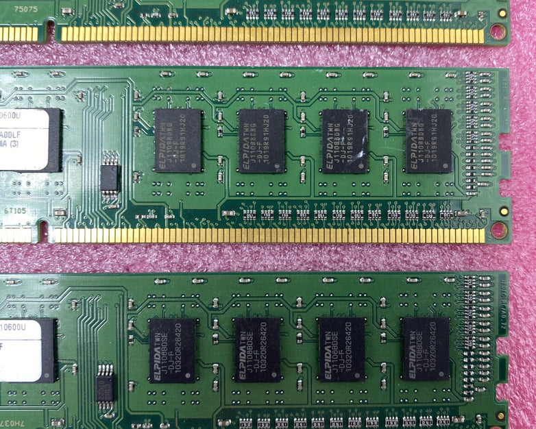 Lot ( 4 ) 1GB Kingston KTW149-ELD Desktop Memory PC3-10600U DDR3 1RX8