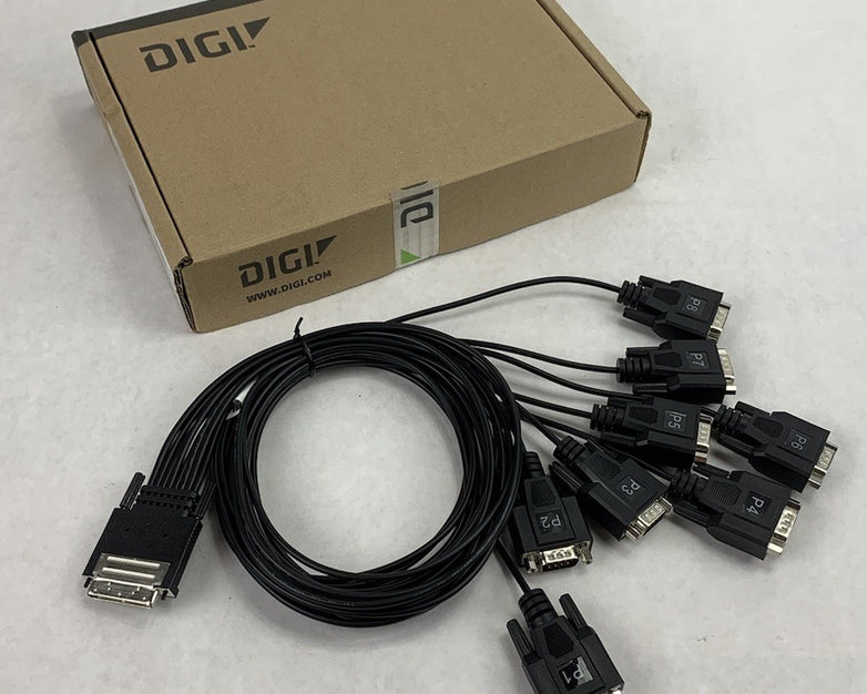Digi 76000529 8pt DB9M DTE 232 Fan-Out Cable