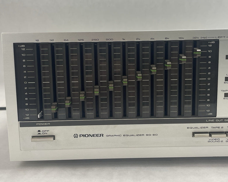 Pioneer Sg-60 Stereo Graphic Equalizer Tested