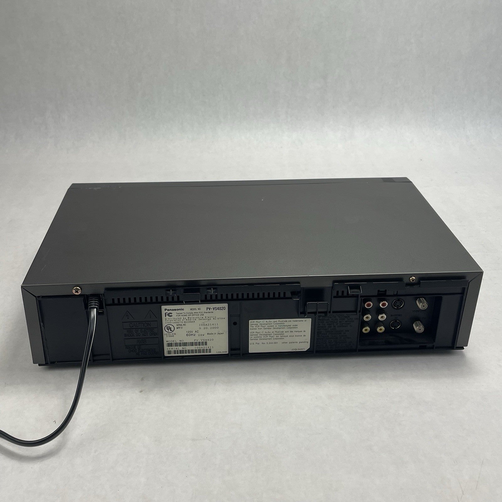 Panasonic Blue Line PV-VS4820 Omnivision Missing Faceplate Tested Working7