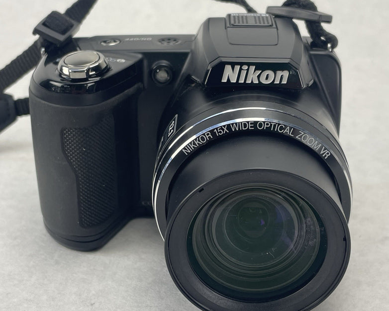 Nikon Coolpix L110 12.1MP Digital Camera Black Tested Camera Only