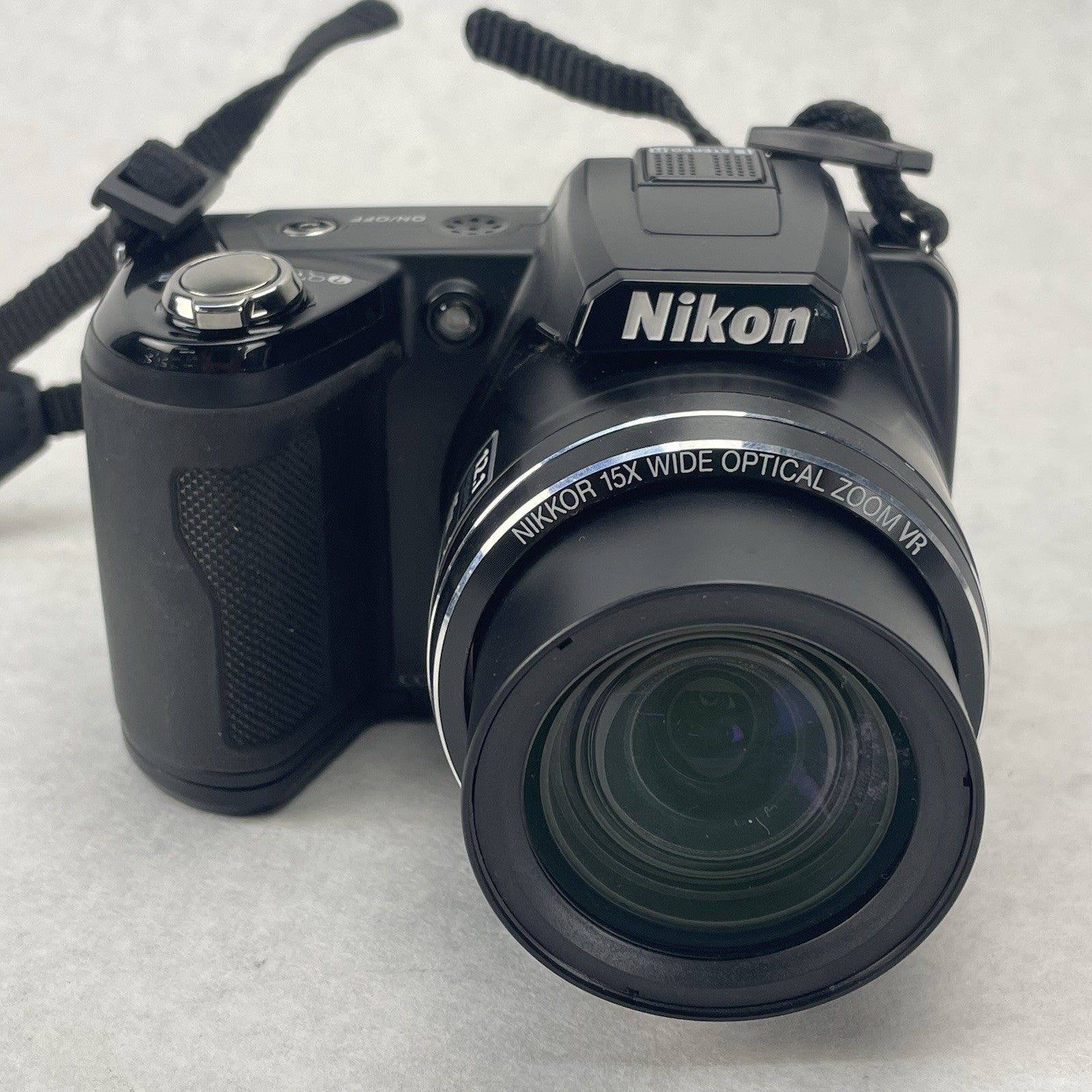 Nikon Coolpix L110 12.1MP Digital Camera Black Tested Camera Only1