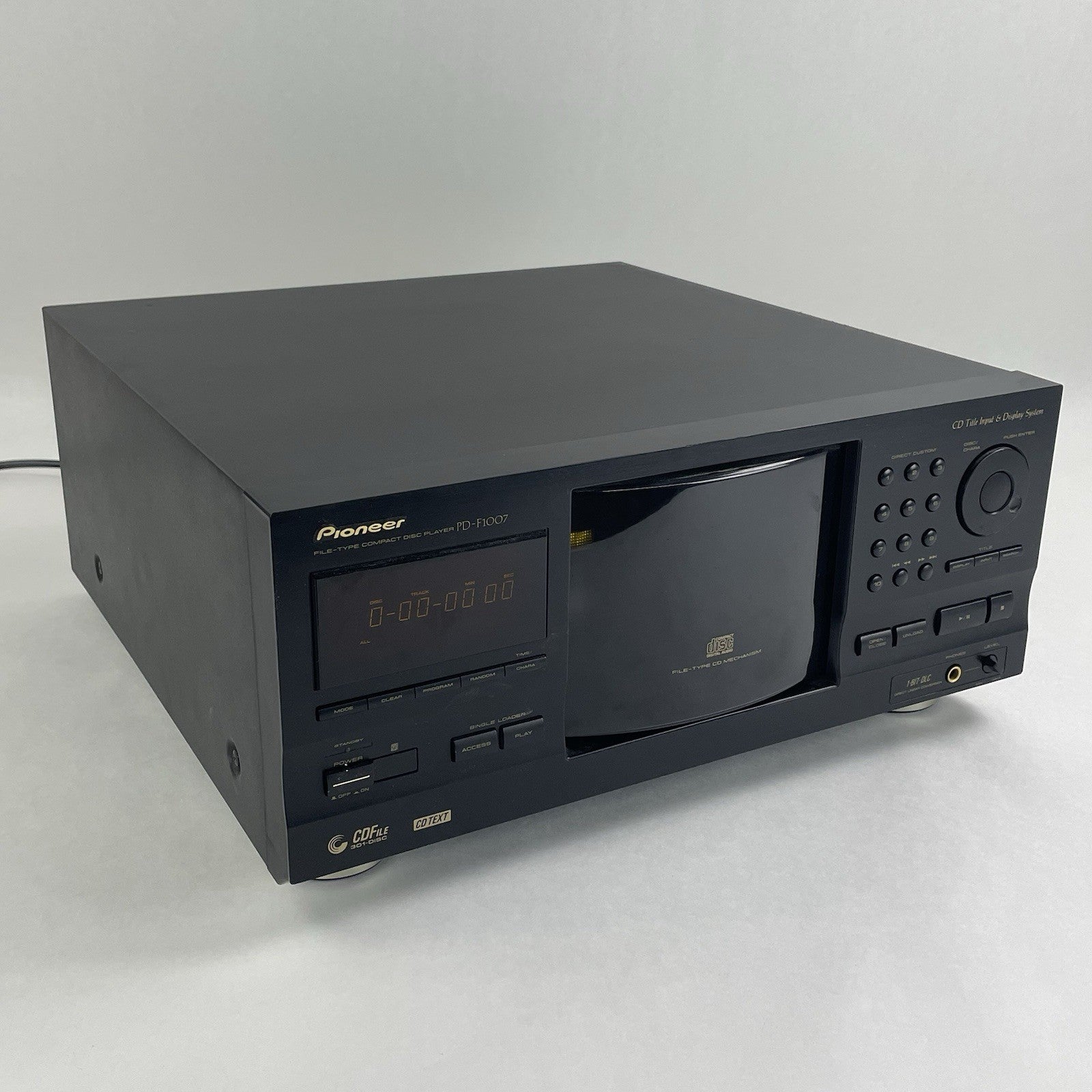 Pioneer PD-F1007 301 Disc CD/Disc Player Tested and Working0