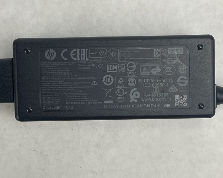 HP HSTNN-CA40 19.5V 45W Power Adapter 744481-002