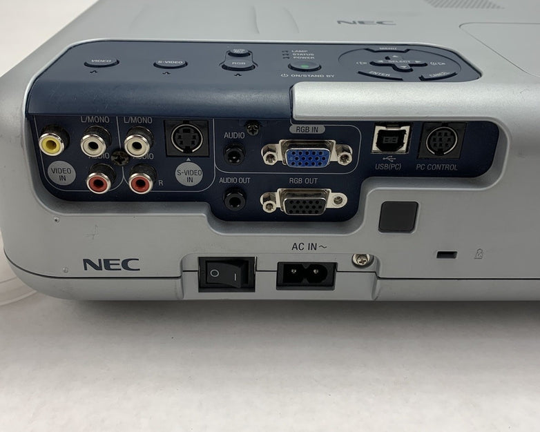NEC VT660 LCD Lamp Projector 553 Lamp Hours - No Remote